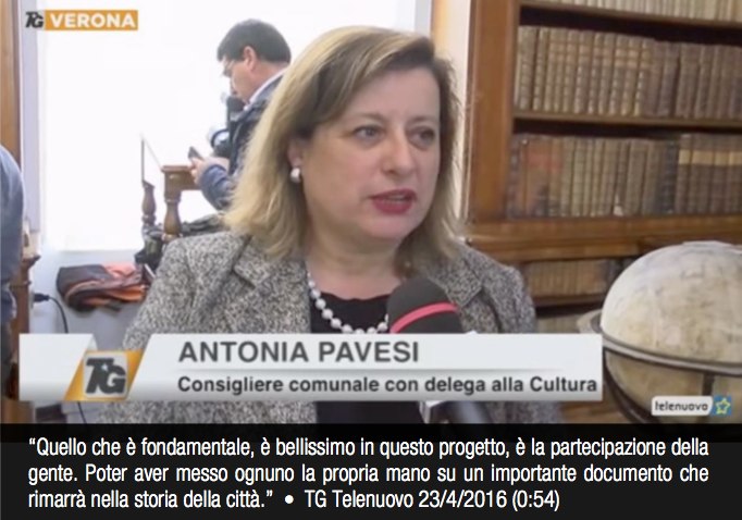 Testimonianze progetto manoscritto Romeo e Giulietta